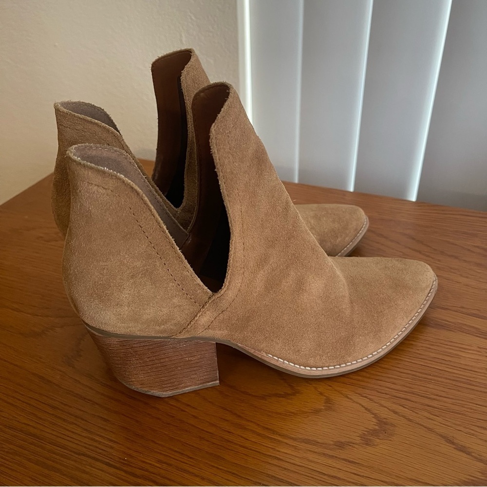 Matisse Toby Leather Ankle Bootie Tan Size 8.5
